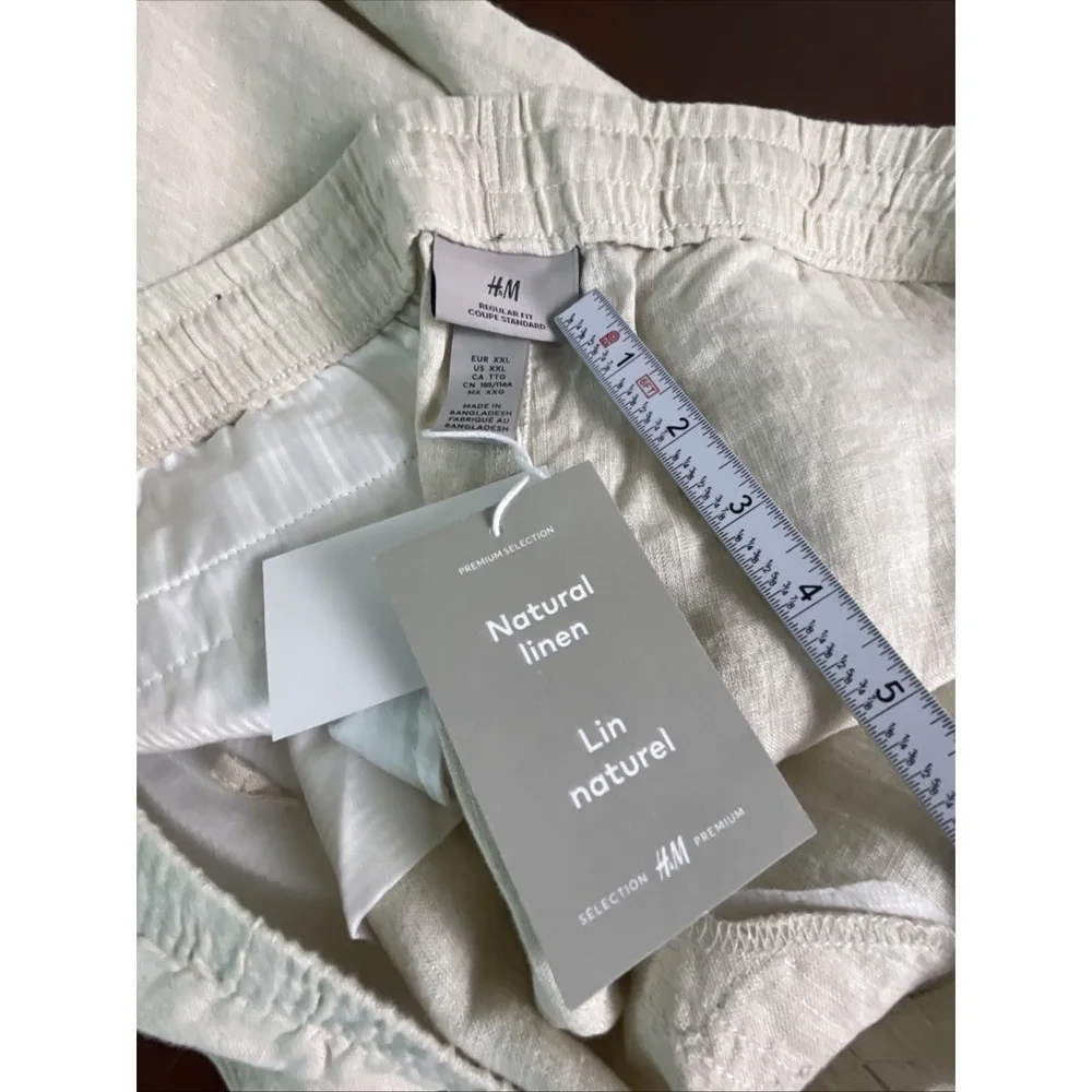 H&M Linen Pants Size 2XL Mens ?? NEW
